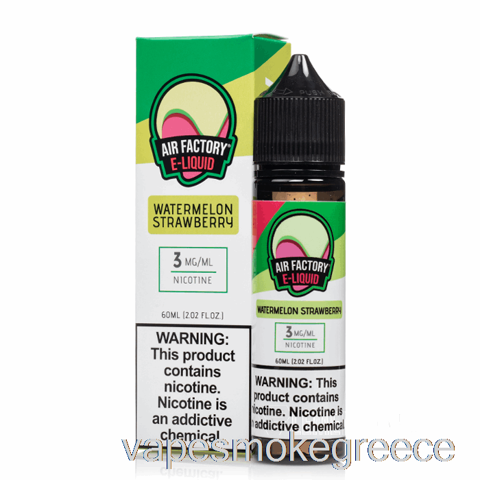 Vape Greece καρπούζι φράουλα - Air Factory - 60ml 3mg